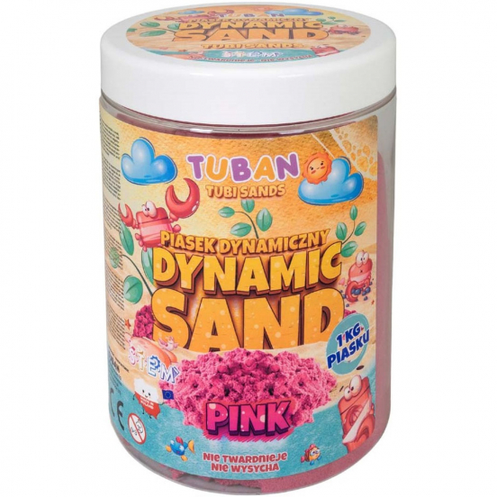 tuban kinetisch zand roze - 1 kg