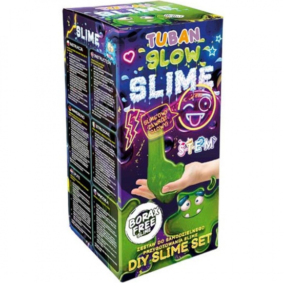 tuban slijm maken - glow in the dark