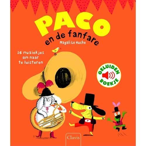 uitgeverij clavis geluidenboek paco en de fanfare