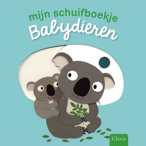 uitgeverij clavis mijn schuifboekje babydieren