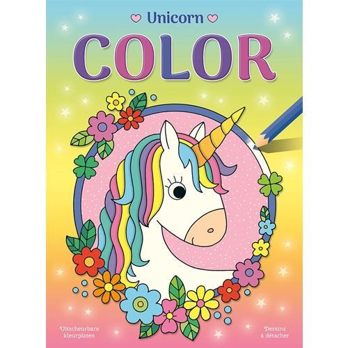 uitgeverij deltas kleurboek unicorn color