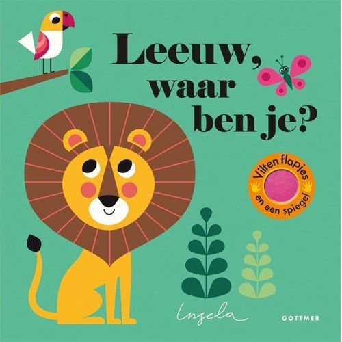 uitgeverij gottmer kartonboekje leeuw waar ben je?
