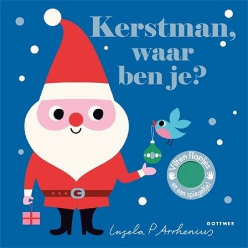 uitgeverij gottmer flapjesboek kerstman, waar ben je?