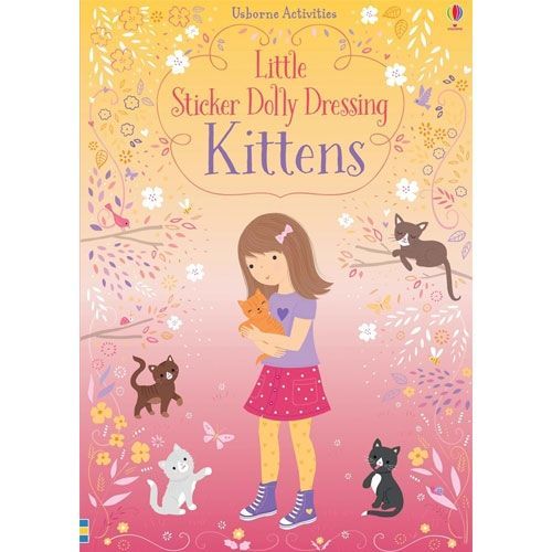uitgeverij usborne sticker- en aankleedboekje - kittens
