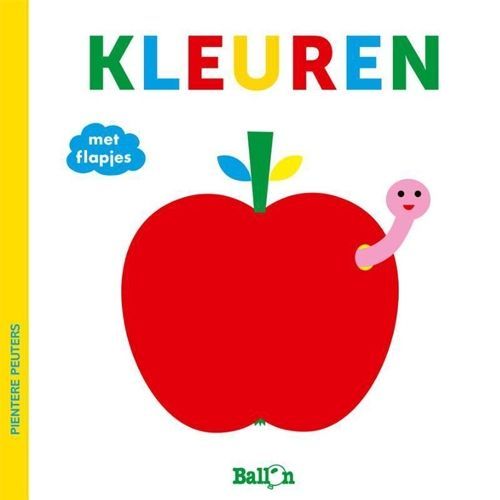 uitgeverij ballon flapjesboek pientere peuters - kleuren