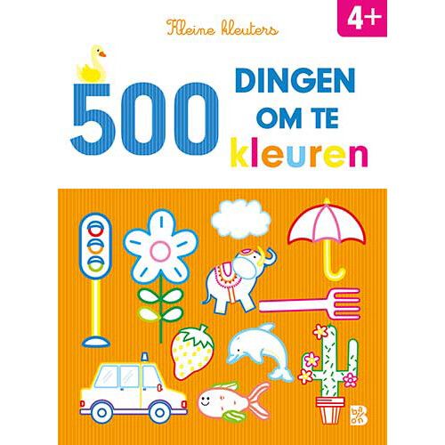 uitgeverij ballon kleurboek 500 dingen om te kleuren 4+