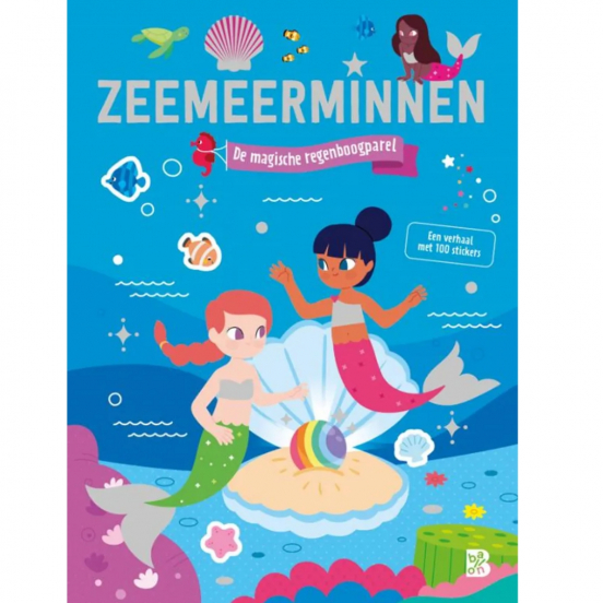 uitgeverij ballon lees- en stickerboek zeemeerminnen