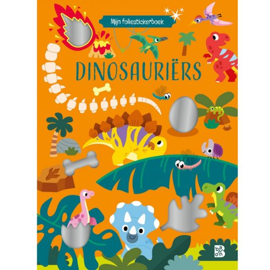 uitgeverij ballon mijn foliestickerboek - dinosauriërs