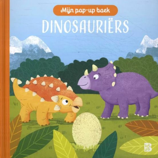uitgeverij ballon mijn pop-up boek - dinosauriërs