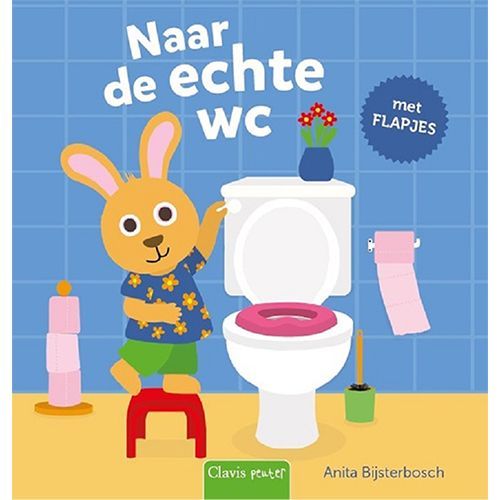 uitgeverij clavis flapjesboek naar de echte wc