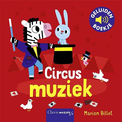 uitgeverij clavis geluidenboek circusmuziek