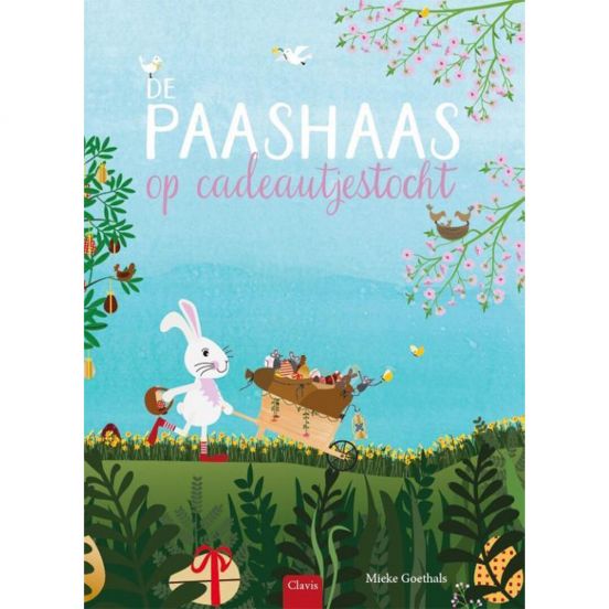 uitgeverij clavis kijk- en zoekboek de paashaas op cadeautjestocht