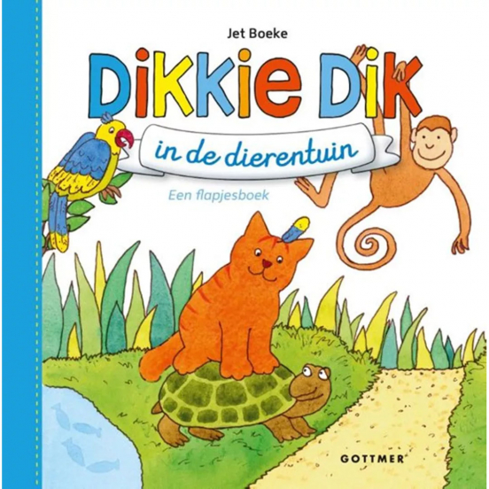 uitgeverij gottmer flapjesboek dikkie dik in de dierentuin