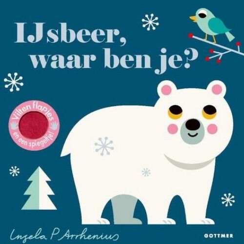 uitgeverij gottmer flapjesboek ijsbeer, waar ben je?