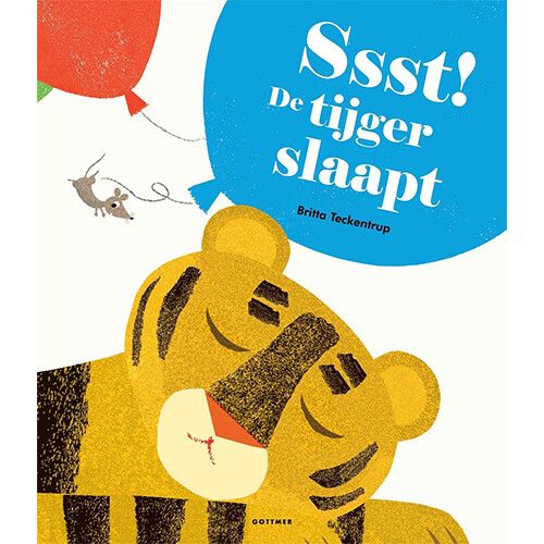 uitgeverij gottmer kartonboek ssst! de tijger slaapt