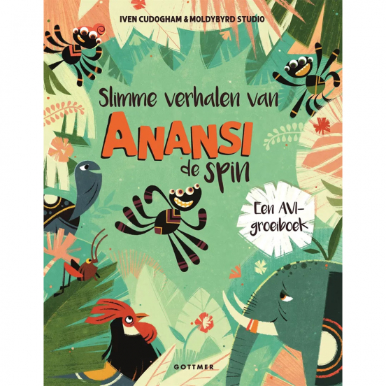 uitgeverij gottmer slimme verhalen van anansi de spin