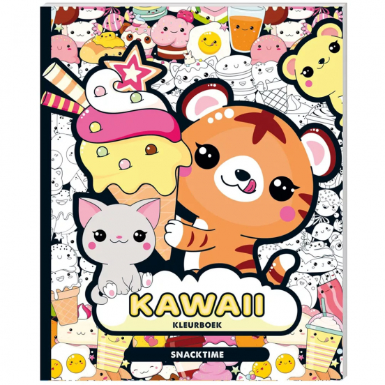 uitgeverij image books kleurboek kawaii snacktime