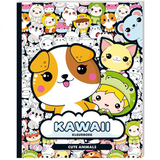 uitgeverij image books kleurboek kawaii cute animals