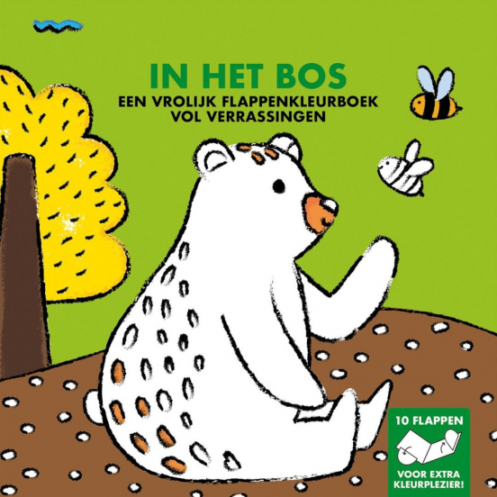 uitgeverij image books flappenkleurboek in het bos