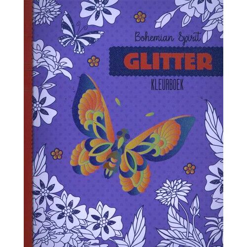 uitgeverij interstat glitterkleurboek bohemian spirit