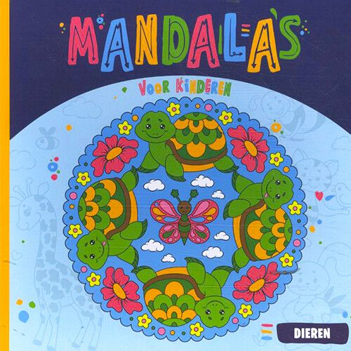 uitgeverij interstat kleurboek mandala's voor kinderen - dieren