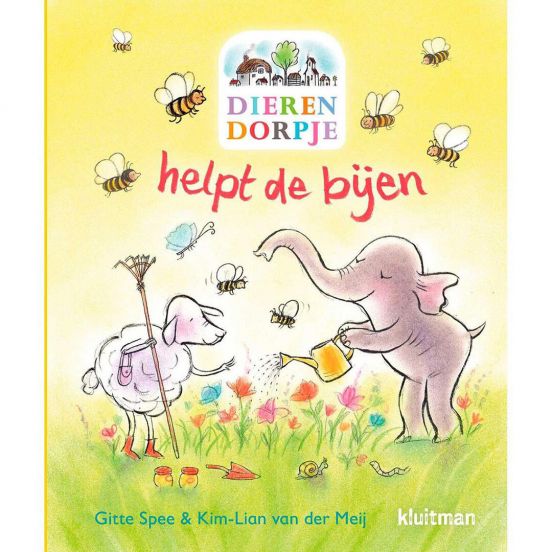 uitgeverij kluitman dierendorpje helpt de bijen