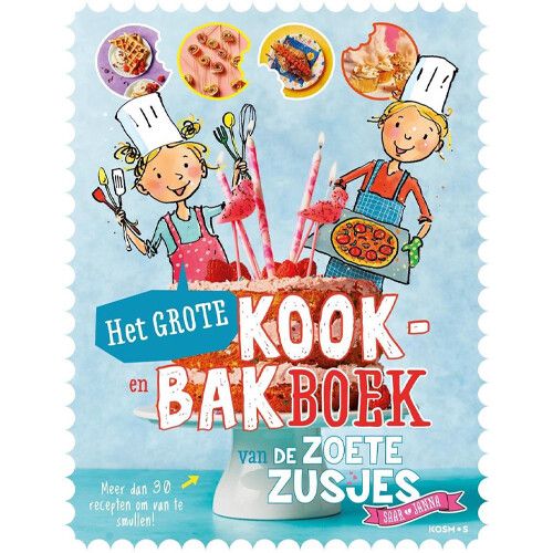 uitgeverij kosmos het grote kook- en bakboek van de zoete zusjes