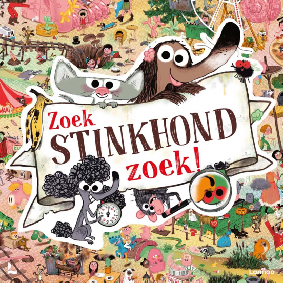 uitgeverij lannoo observatiespel zoek stinkhond zoek