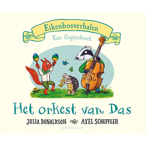 uitgeverij lemniscaat flapjesboek het orkest van das