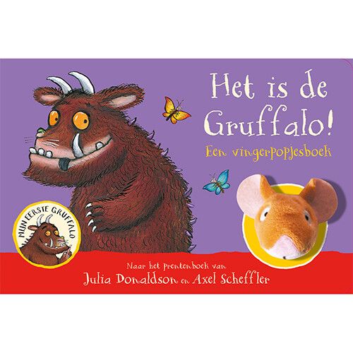 uitgeverij lemniscaat het is de gruffalo! met vingerpopje