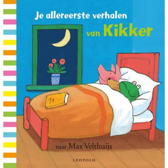 uitgeverij leopold kartonboek je allereerste verhalen van kikker