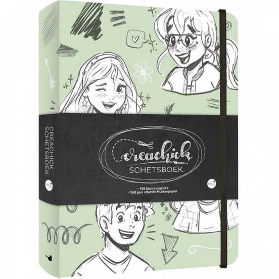 uitgeverij mus creachick schetsboek 