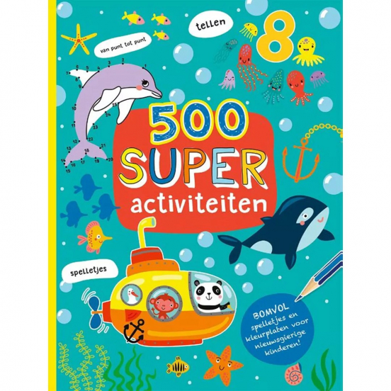 uitgeverij rebo activiteitenboek 500 super activiteiten