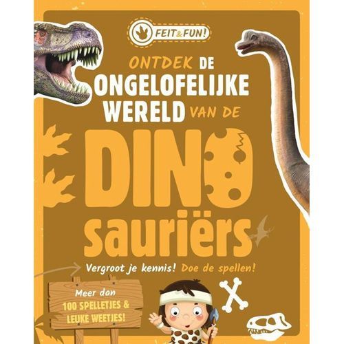 uitgeverij rebo doeboek feit en fun - dinosauriërs