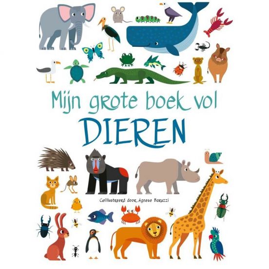 uitgeverij rebo kartonboek mijn grote boek vol dieren