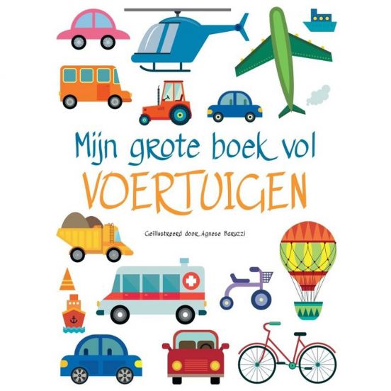 uitgeverij rebo kartonboek mijn grote boek vol voertuigen