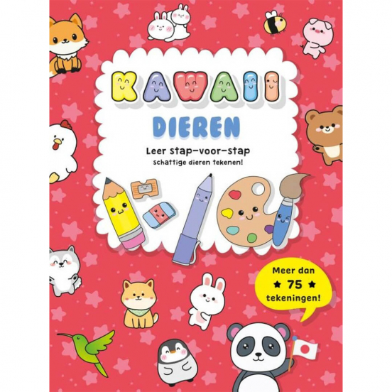 uitgeverij rebo kawaii dieren tekenen