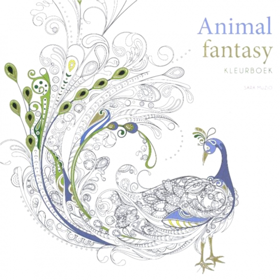 uitgeverij rebo kleurboek animal fantasy