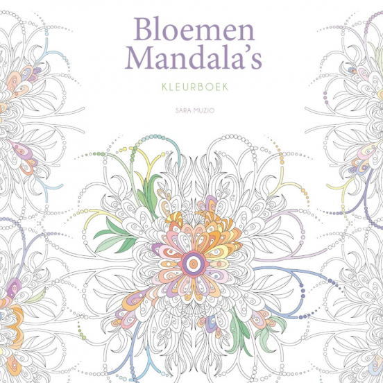 uitgeverij rebo kleurboek bloemen mandala's