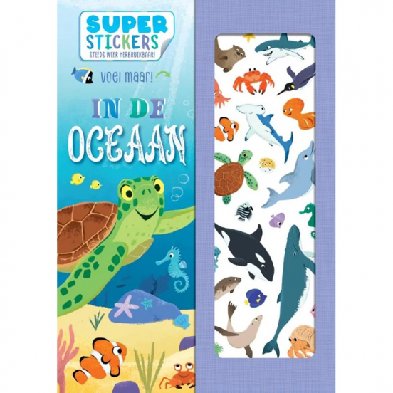 uitgeverij rebo stickerboek superstickers in de oceaan
