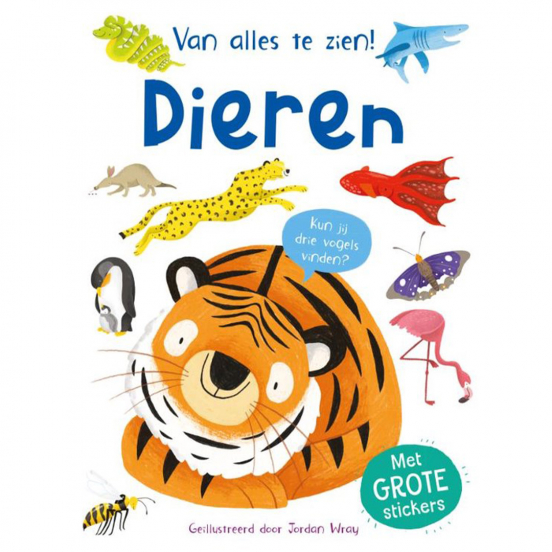 uitgeverij rebo stickerboek van alles te zien! dieren