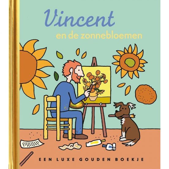 uitgeverij rubinstein gouden boekje vincent en de zonnebloemen