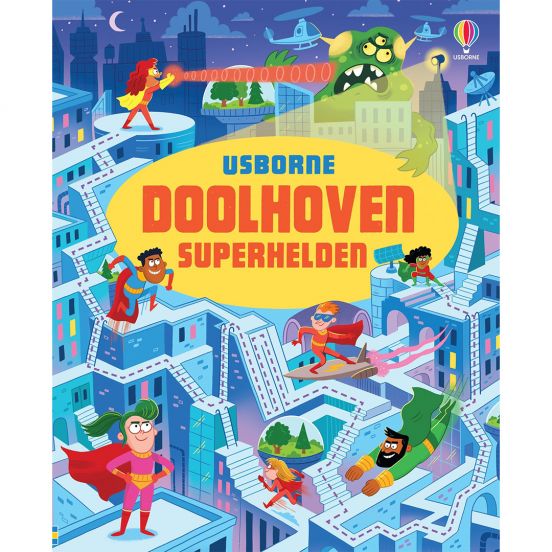 uitgeverij usborne doolhoven superhelden