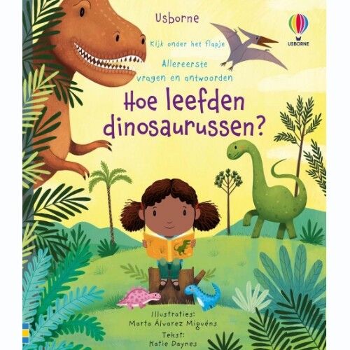 uitgeverij usborne flapjesboek hoe leefden dinosaurussen?