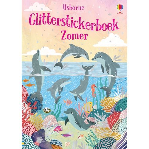 uitgeverij usborne glitterstickerboek zomer