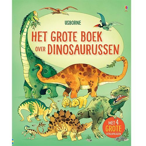 uitgeverij usborne het grote boek over grote dinosaurussen