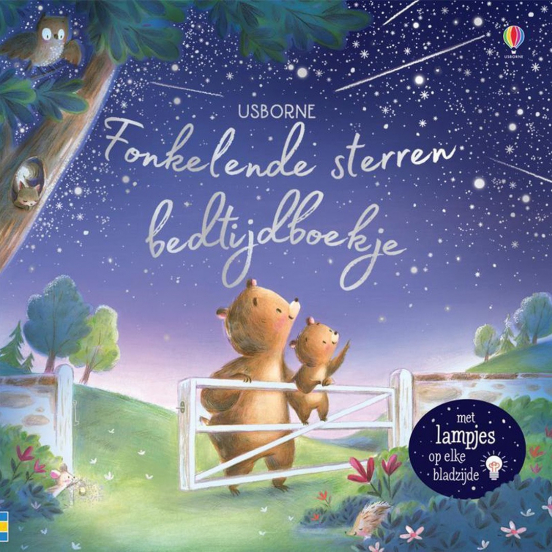 uitgeverij usborne kartonboekje fonkelende sterren bedtijdboekje