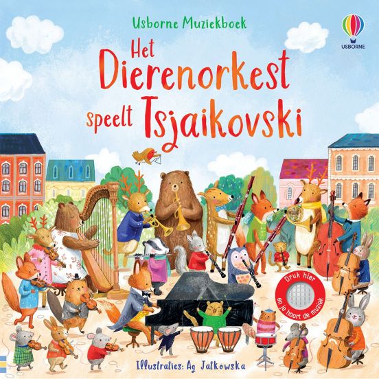 uitgeverij usborne muziekboek het dierenorkest speelt tsjaikovski