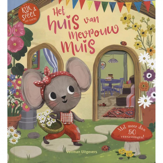 uitgeverij veltman flapjesboek het huis van mevrouw muis