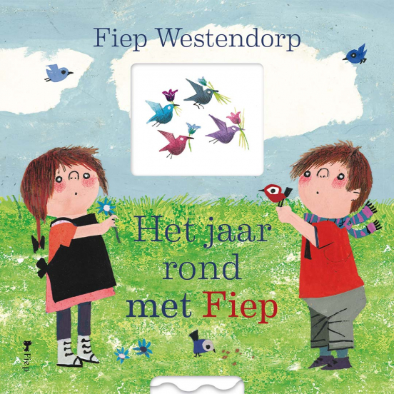 uitgeverij volt kartonboek het jaar rond met fiep